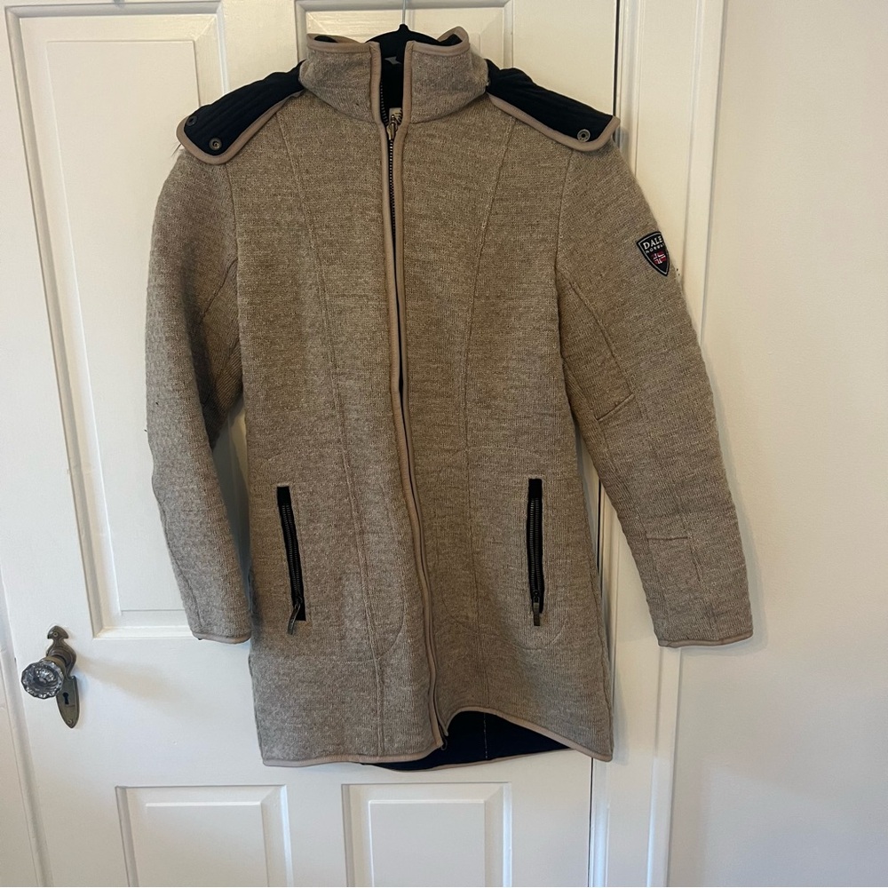 Dale  Of Norway ‘Colorado’ Knitshell Wool Long Coat